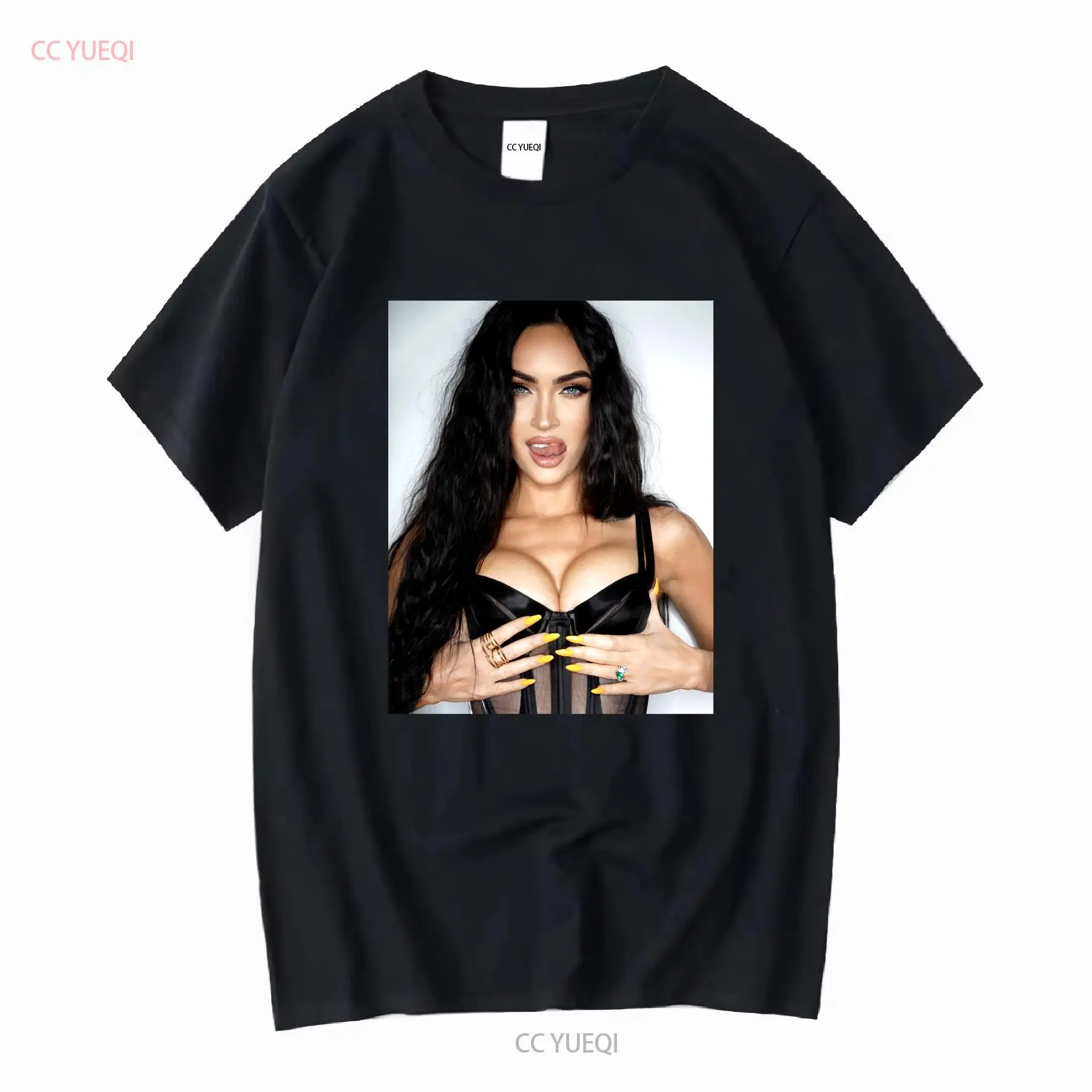 Poster Men Fashion - Megan Fox t-shirt affiche manches longues