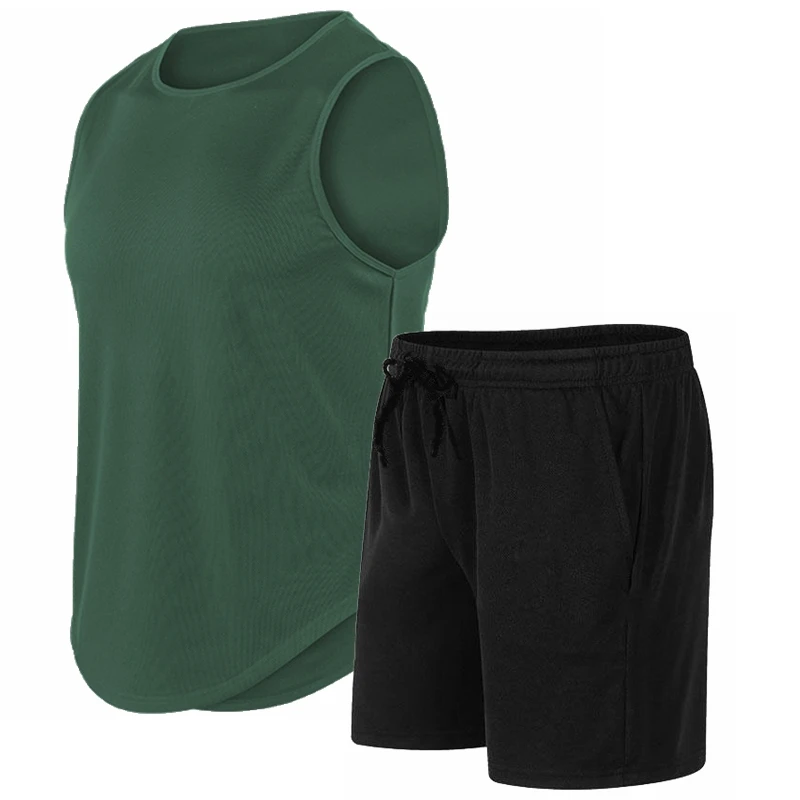 Mens Fashion Summer - Ensemble de T-shirts sans manches à