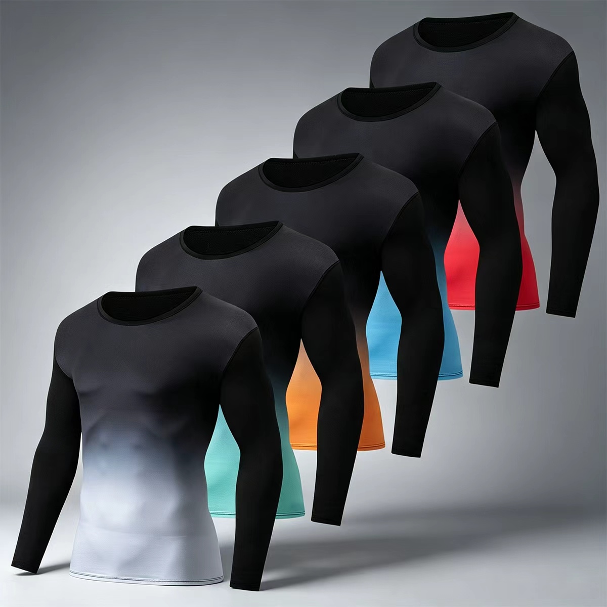Men'S Fashion T Shirts - Ensemble de sous-vêtements de sport décontractés
