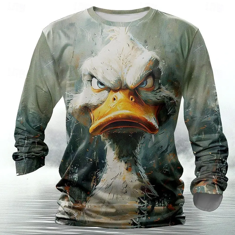 Mens Fashion Clothes - T-shirt pour hommes à imprimé animal