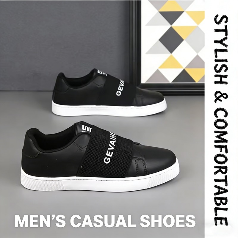 Mens Fashion Trainers - Baskets respirantes polyvalentes de marque à
