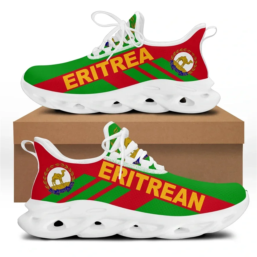 Mens Fashion Trainers - Drapeau érythréen rayure Style hommes chaussures