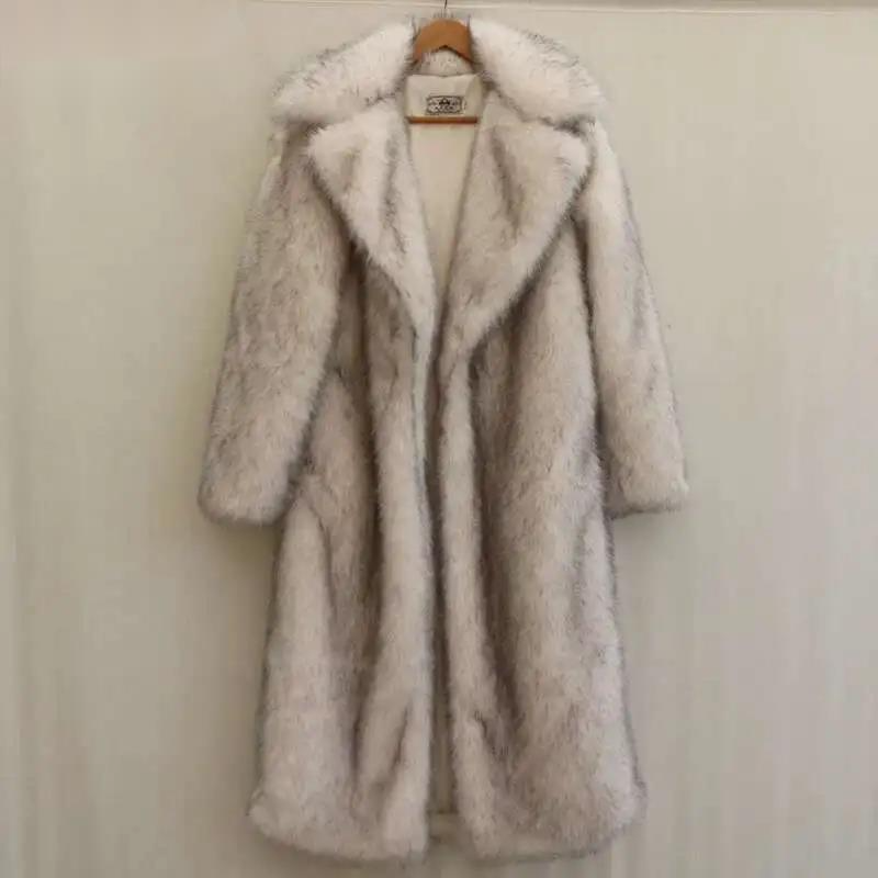 Men'S Fashion X - Manteau en fourrure de vison pour