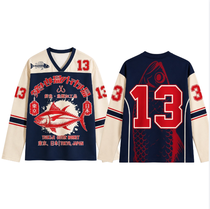 Men'S Fashion T Shirts - T-shirt à manches longues imprimé en