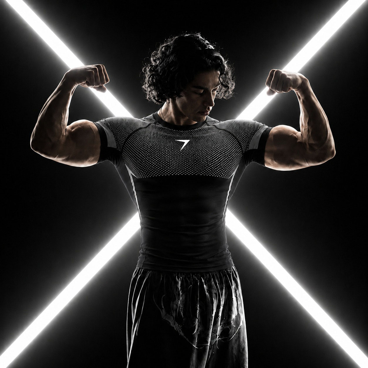 Men'S Fashion T Shirts - T-shirt de compression à manches courtes