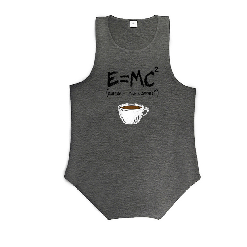 Men'S Fashion X - Débardeur Homme Imprimé « Fashion E=MC