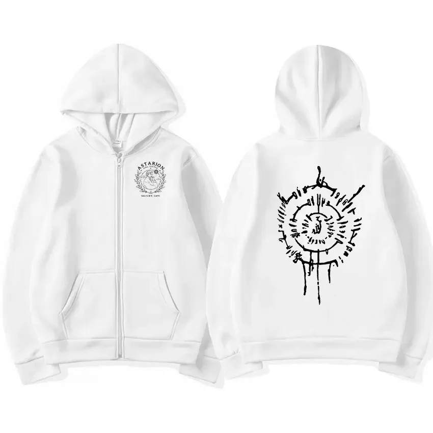 Sweat à capuche zippé imprimé  - Mens Fashion Zip Up Hoodies avis et prix