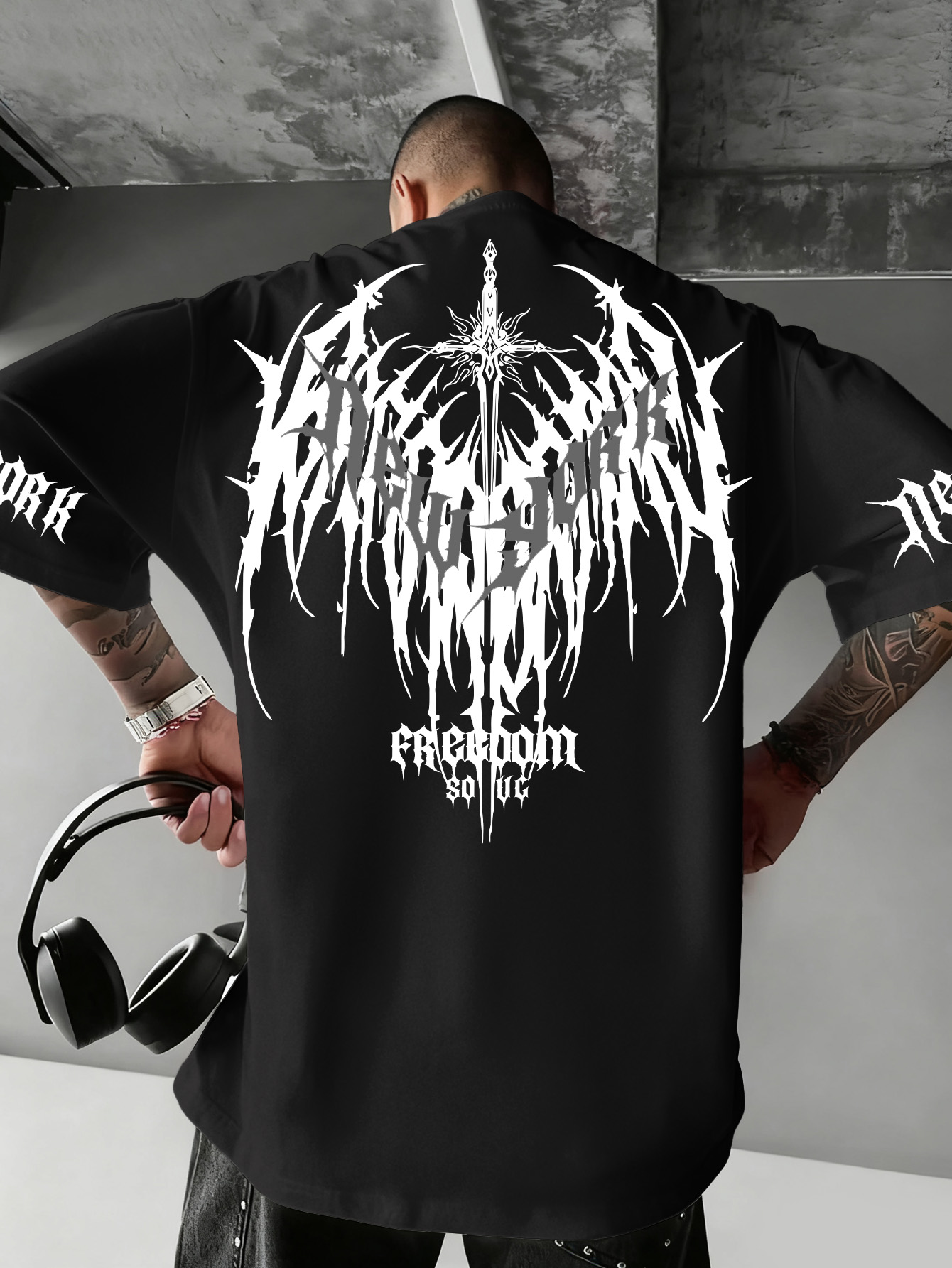 T-shirt à manches courtes Hip  - Men'S Fashion New York avis et prix