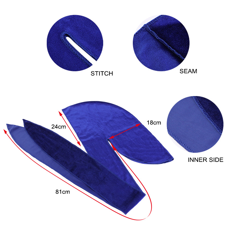 Bandana Durags en velours unis - Men'S Fashion With Hat avis et prix