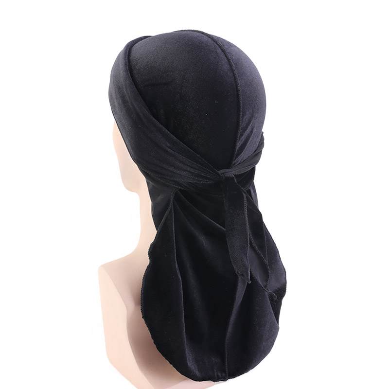 Bandana Durags en velours unis - Men'S Fashion With Hat avis et prix