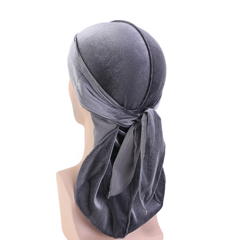 Bandana Durags en velours unis - Men'S Fashion With Hat avis et prix