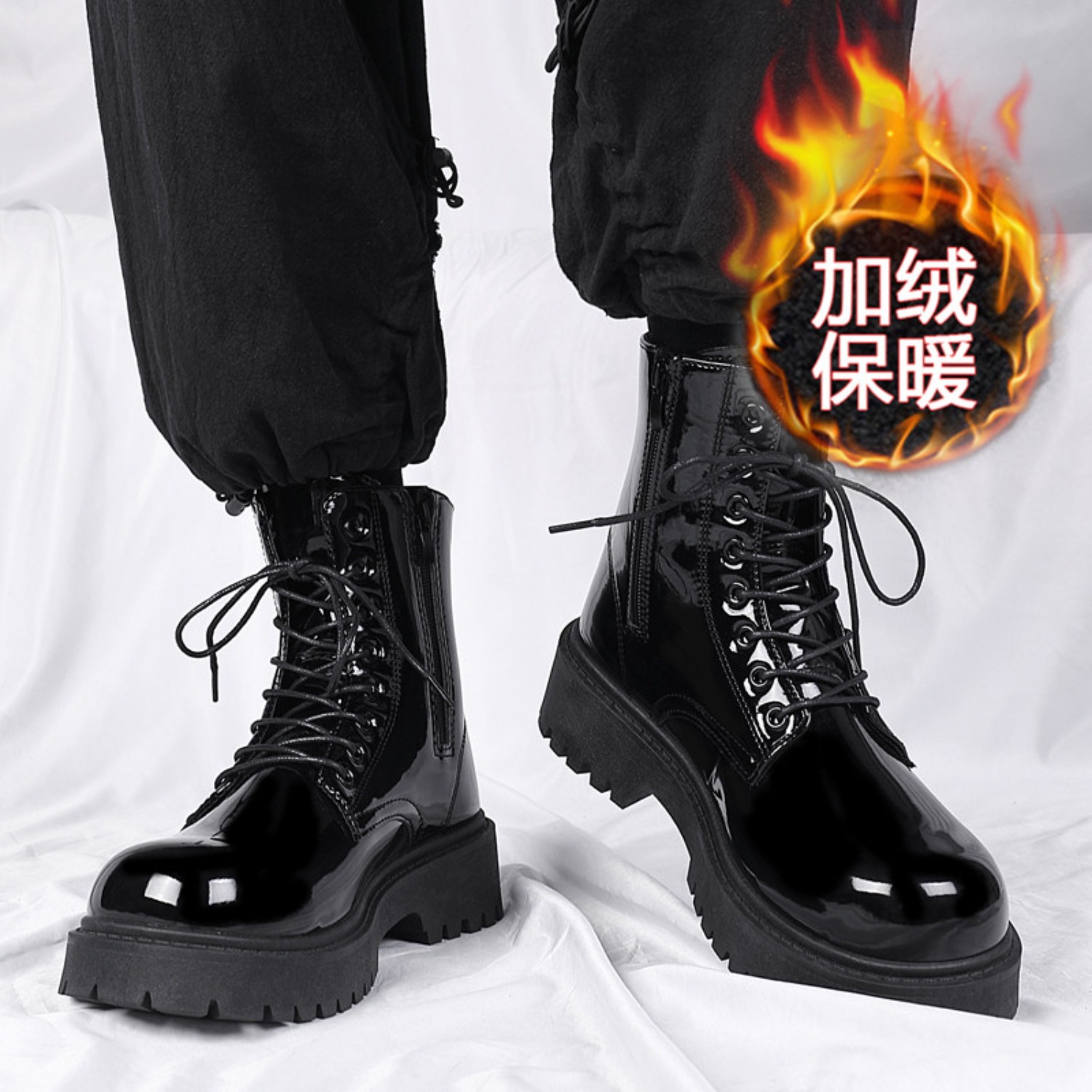 Bottes hautes en peluche chaud - Men'S Fashion News avis et prix