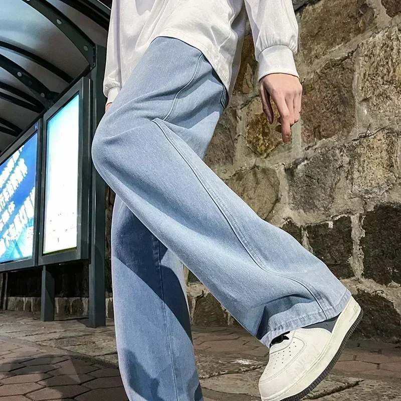 Jeans amples décontractés pour - Men'S Fashion Grey Jeans avis et prix