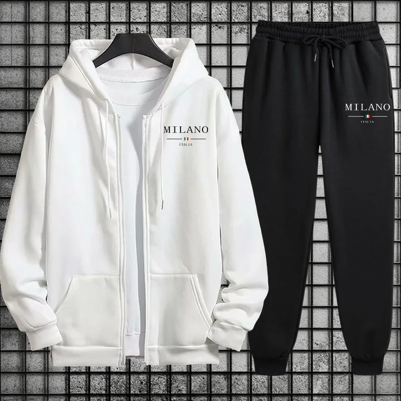 Survêtement Homme Printemps 20 - Mens Fashion Zip Up Hoodies avis et prix