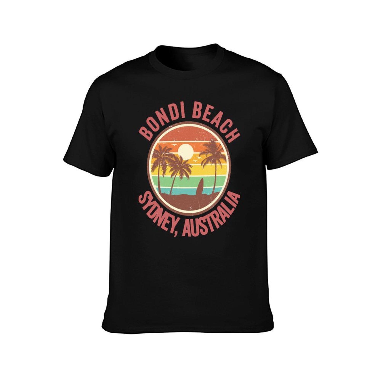 T-shirt rétro Bondi Beach Sydn - Men'S Fashion Sydney avis et prix