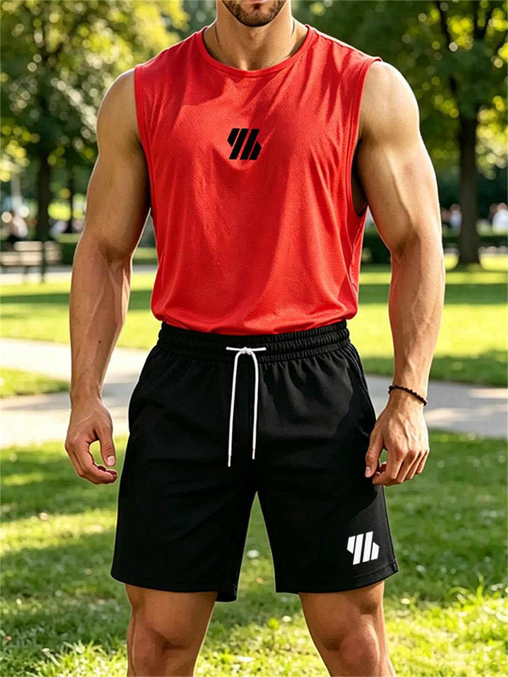 Nouvel ensemble de sport deux  - Mens Fashion Summer avis et prix