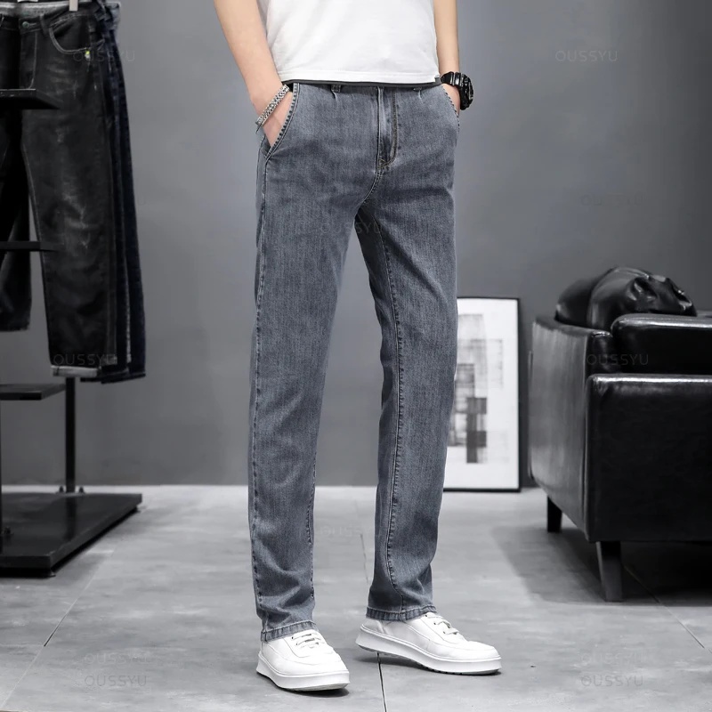 Jeans skinny extensibles pour  - Men'S Fashion Grey Jeans avis et prix