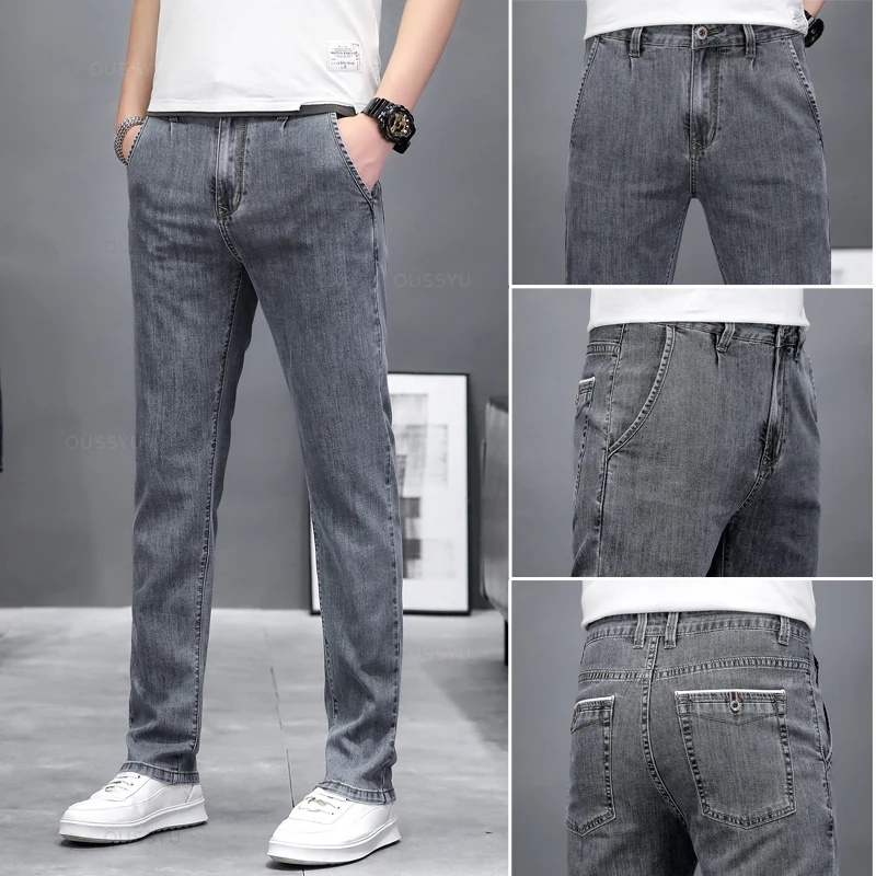 Jeans skinny extensibles pour  - Men'S Fashion Grey Jeans avis et prix