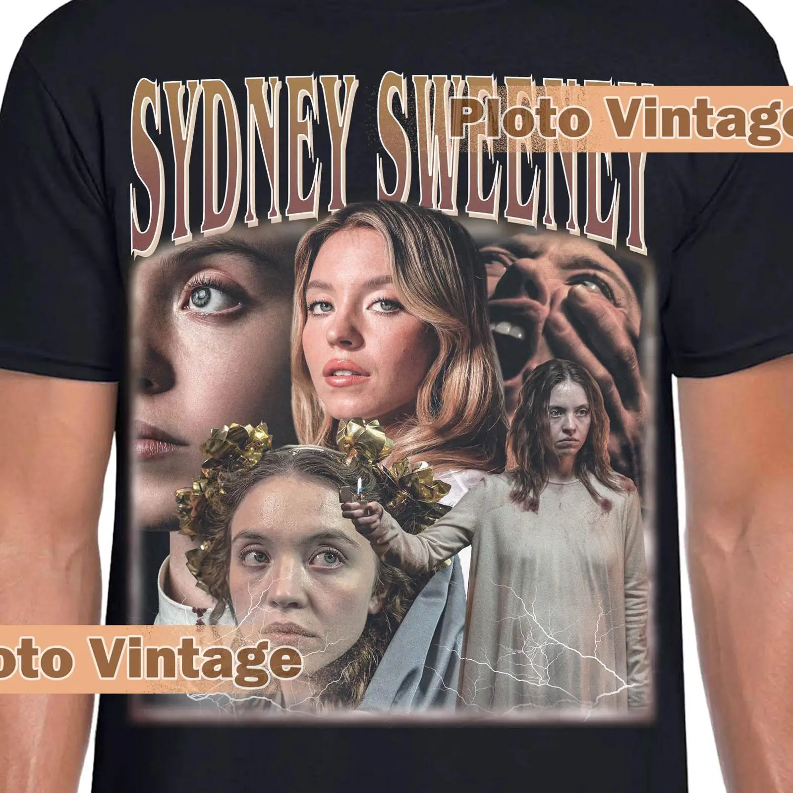 T-shirt vintage Sydney Sweeney - Men'S Fashion Sydney avis et prix
