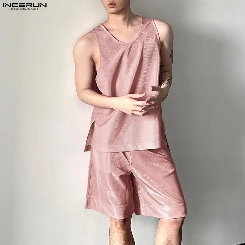 Ensembles Homme INCERUN – Nouv - Mens Fashion Summer avis et prix