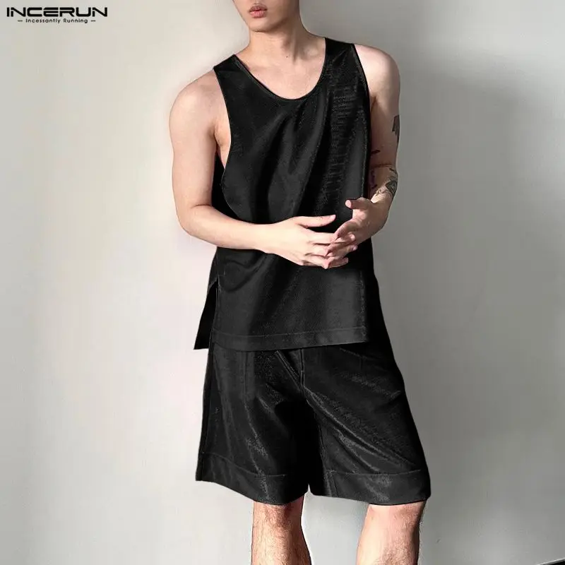 Ensembles Homme INCERUN – Nouv - Mens Fashion Summer avis et prix