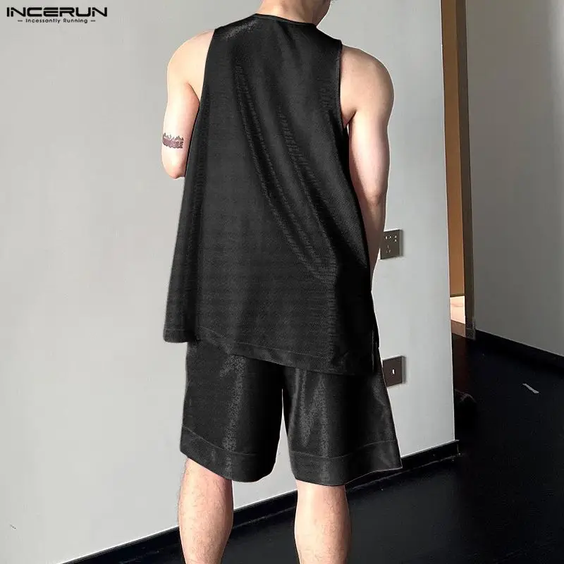 Ensembles Homme INCERUN – Nouv - Mens Fashion Summer avis et prix