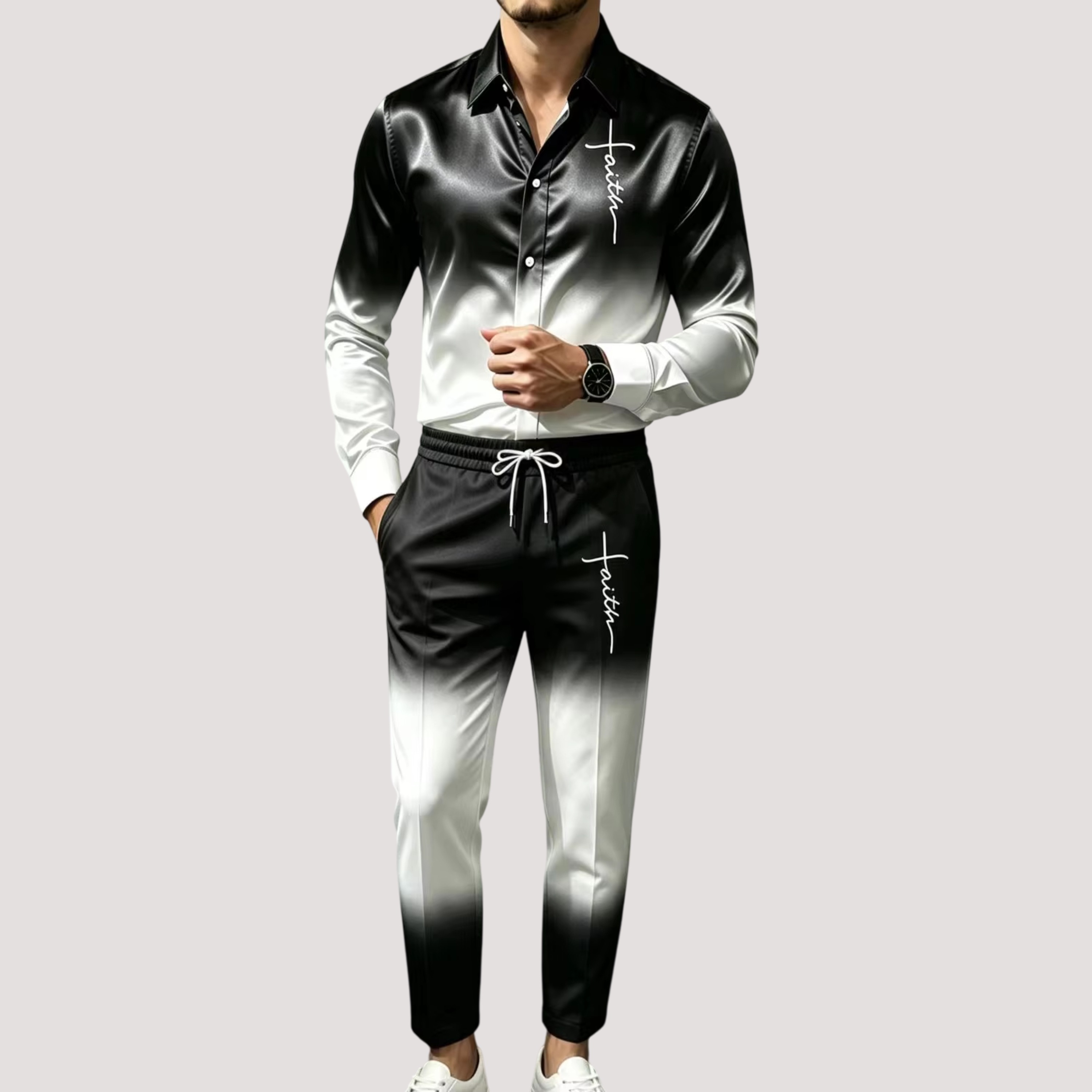 Ensemble de survêtement en sat - Mens Fashion Clothes avis et prix