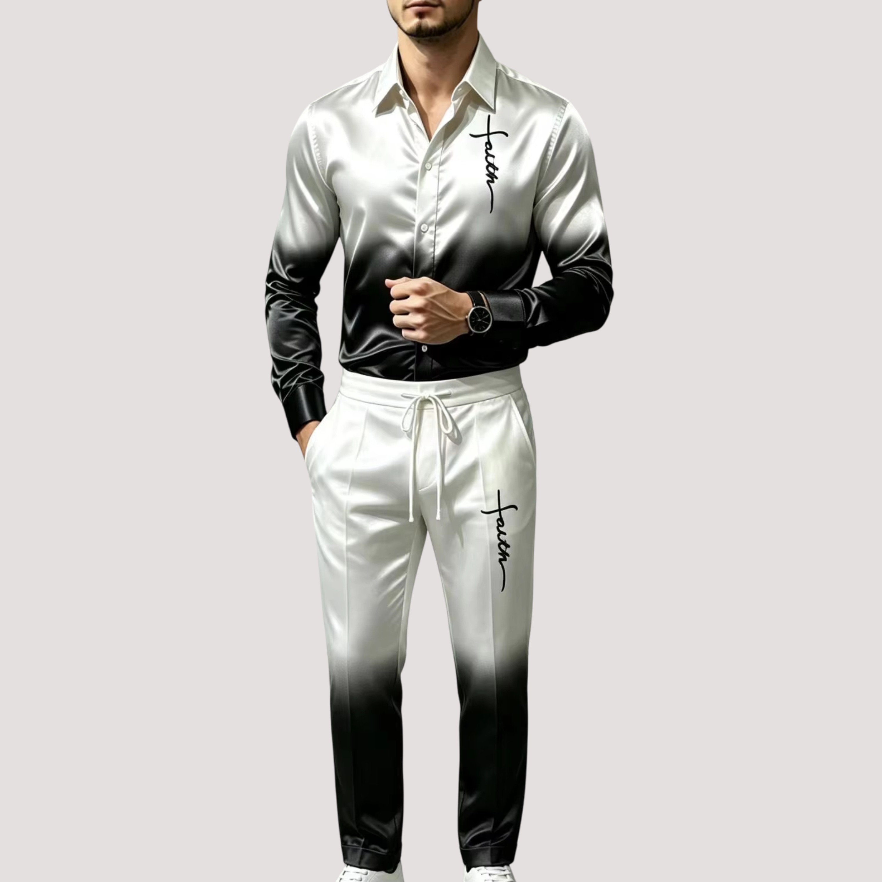 Ensemble de survêtement en sat - Mens Fashion Clothes avis et prix