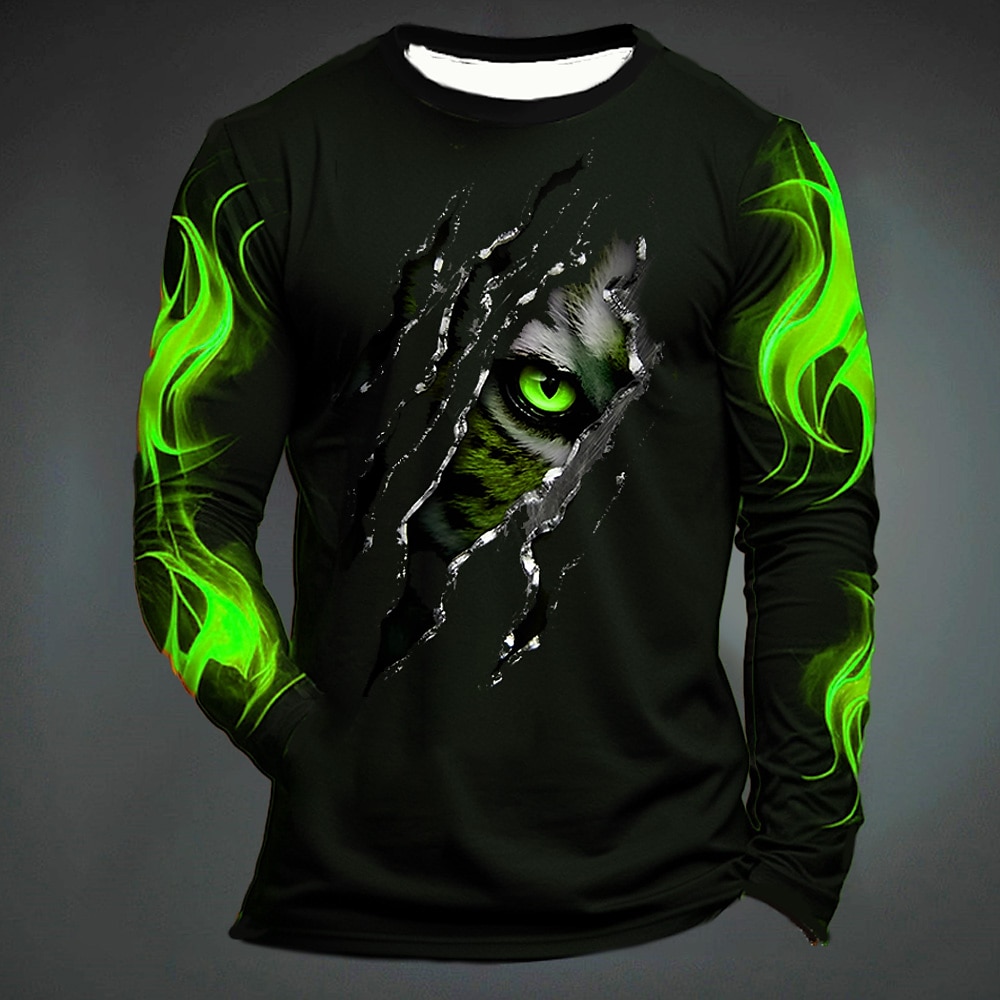T-shirt à imprimé tigre amusan - Mens Fashion Clothes avis et prix