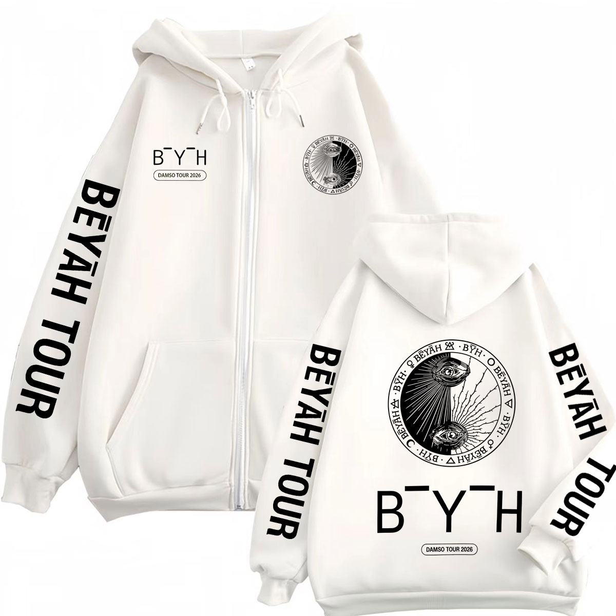 Sweat à capuche zippé Damso Be - Mens Fashion Zip Up Hoodies avis et prix