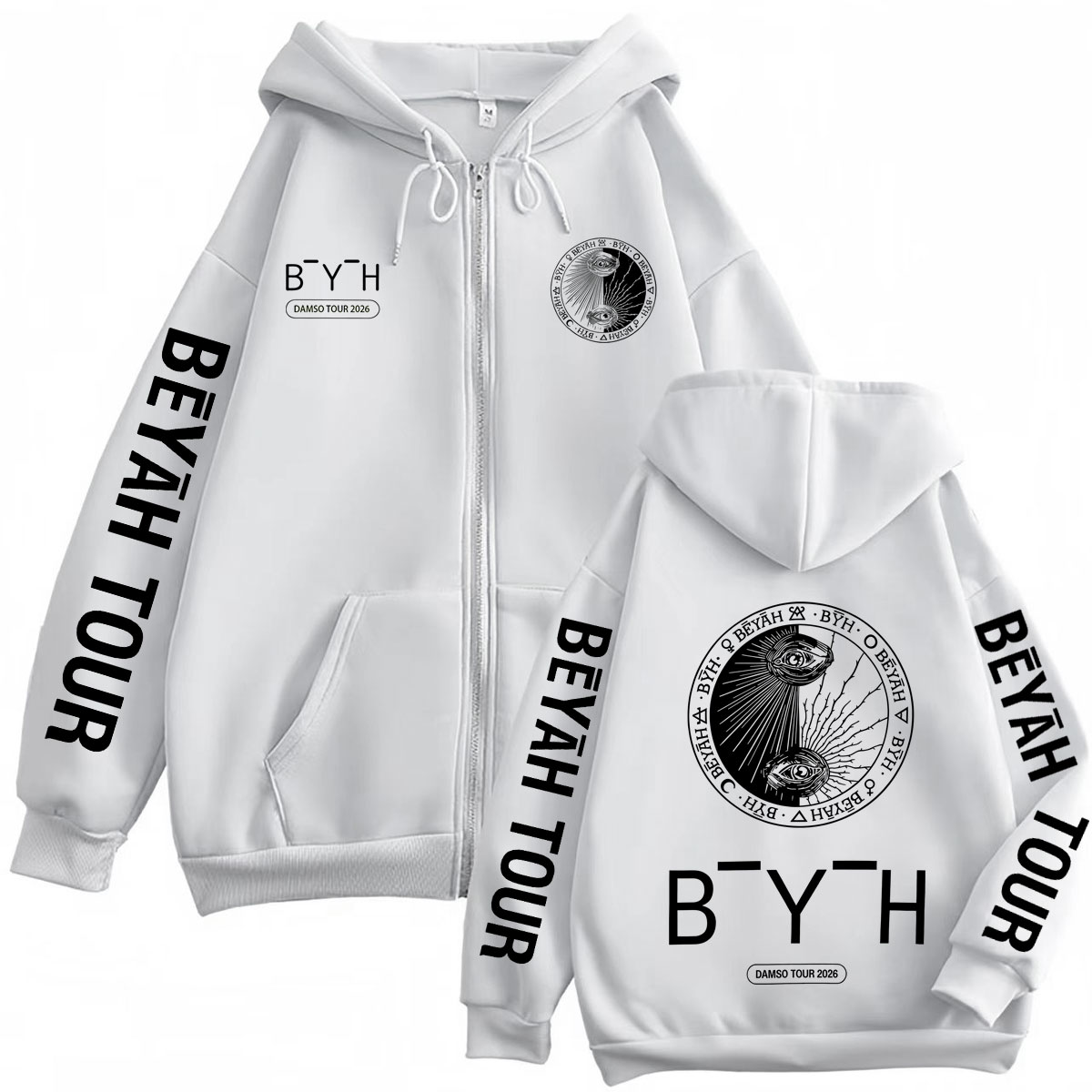 Sweat à capuche zippé Damso Be - Mens Fashion Zip Up Hoodies avis et prix
