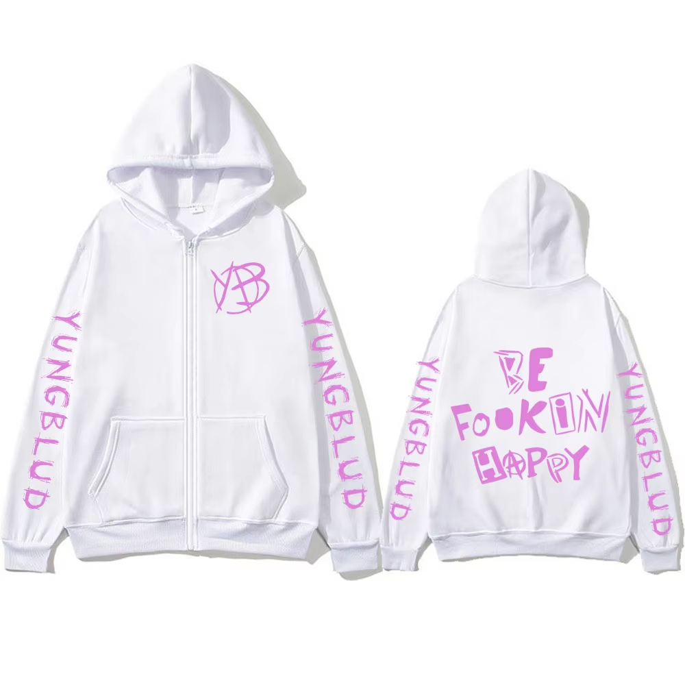 Rock Singer Yungblud Be Fookin - Mens Fashion Zip Up Hoodies avis et prix