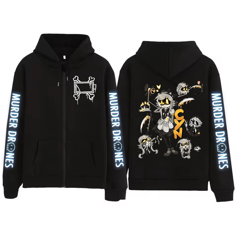 Murder Drones – sweat à capuch - Mens Fashion Zip Up Hoodies avis et prix